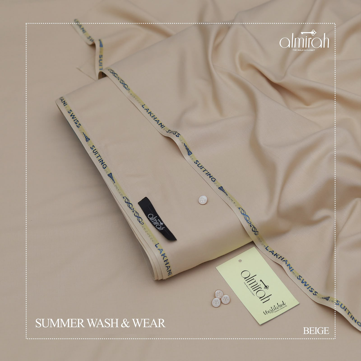 Almirah Tropical Wash & Wear-Beige