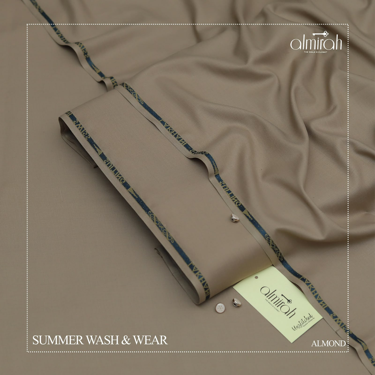 Almirah Tropical Wash & Wear-Almond