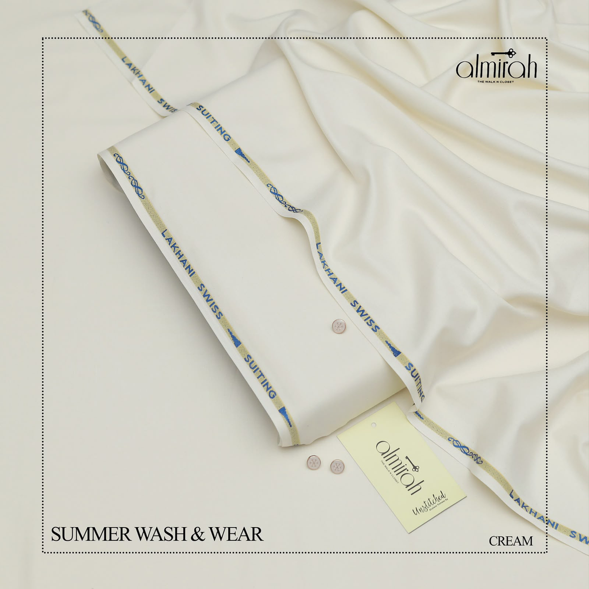 Almirah Tropical Wash & Wear-Soft Warm Ivory