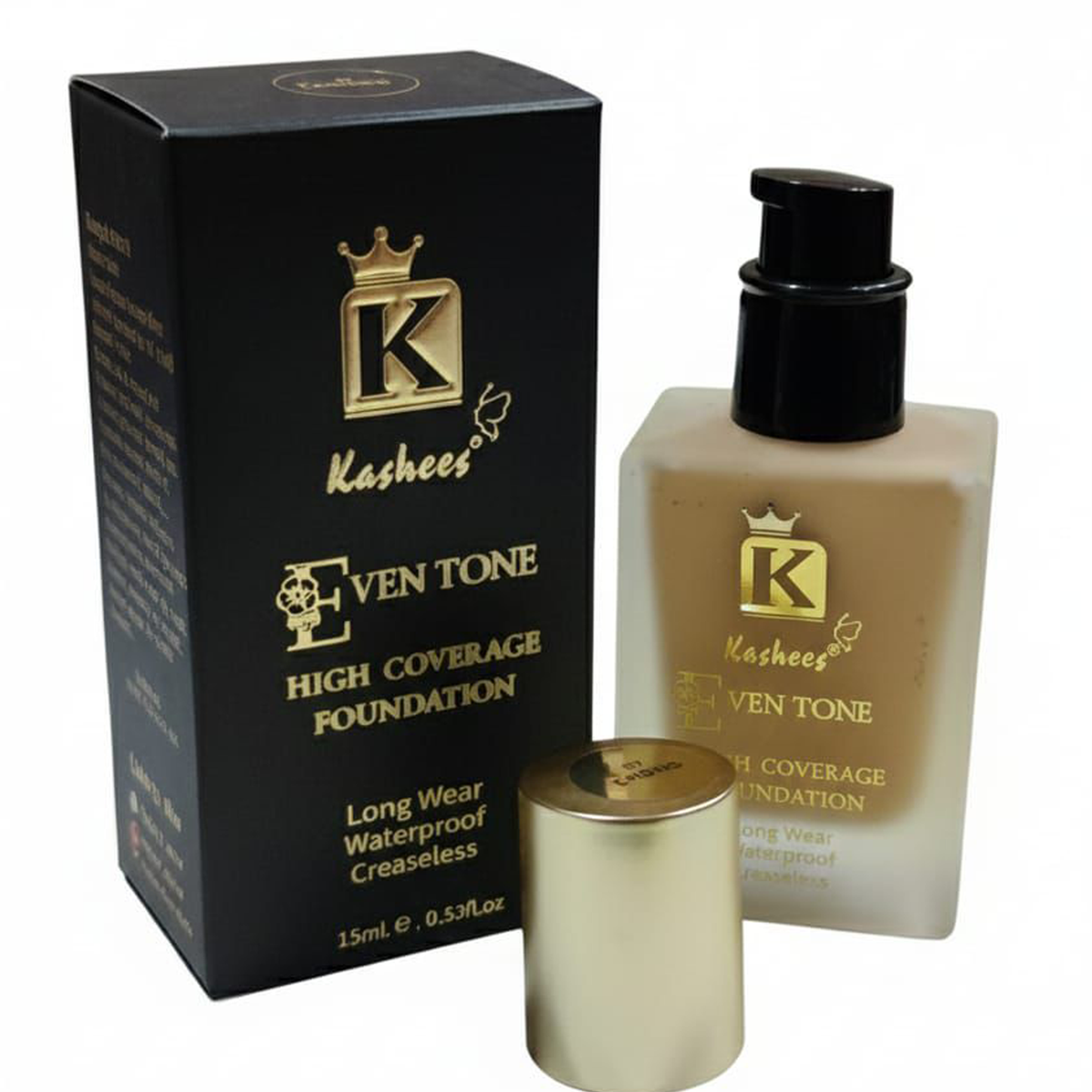 Kashees Even Tone High Coverage Foundation (15 ml / 0.53 fl oz)