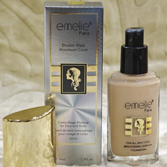 emelie® Paris Double Wear Maximum Cover Camouflage Makeup for Face and Body (SPF 25)